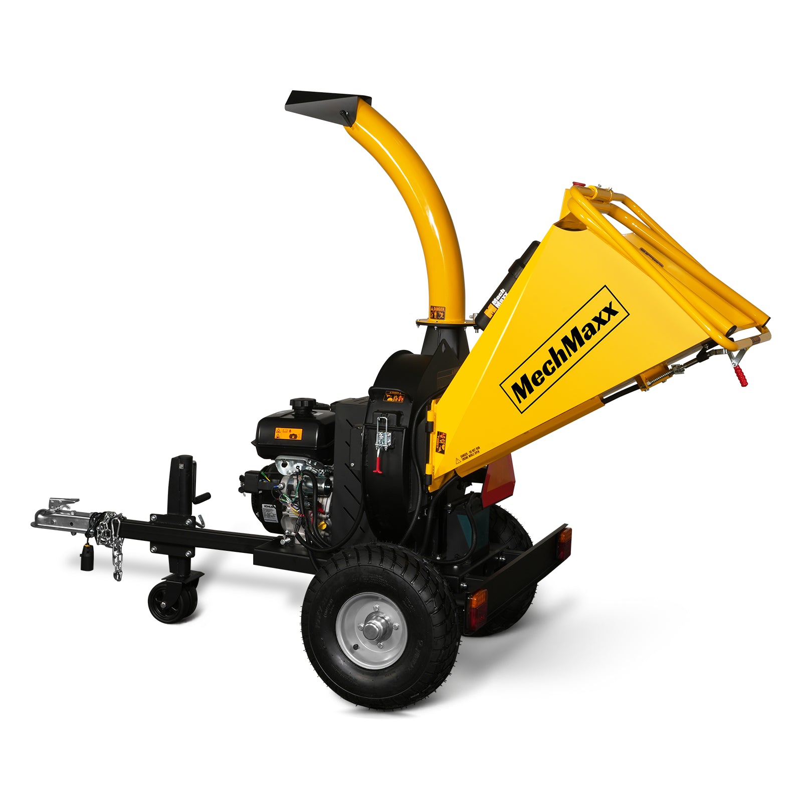 5 inch E-stat KOHLER 429cc 14hp Gasoline Engine Powered Disc Wood Chipper with Taillight , P4205