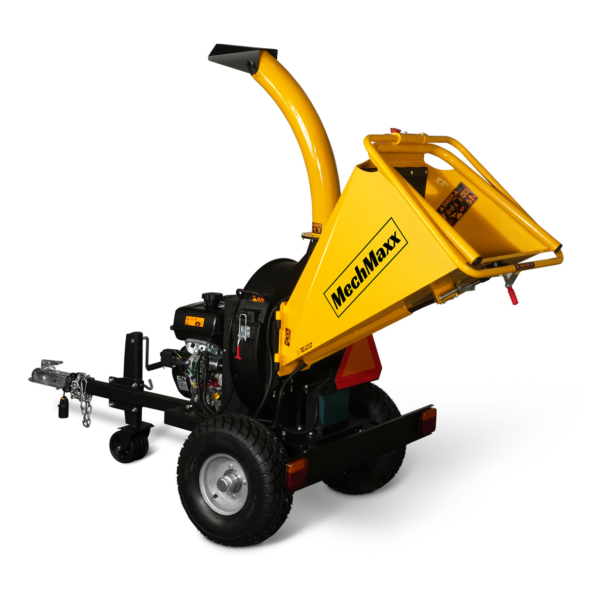 5 inch E-stat KOHLER 429cc 14hp Gasoline Engine Powered Disc Wood Chipper with Taillight