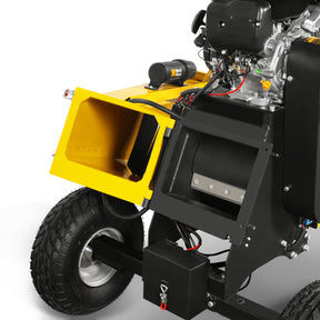 6 inch E-start ZONSEN 459cc 15hp Gasoline Engine Powered Drum Wood Chipper,  P4206