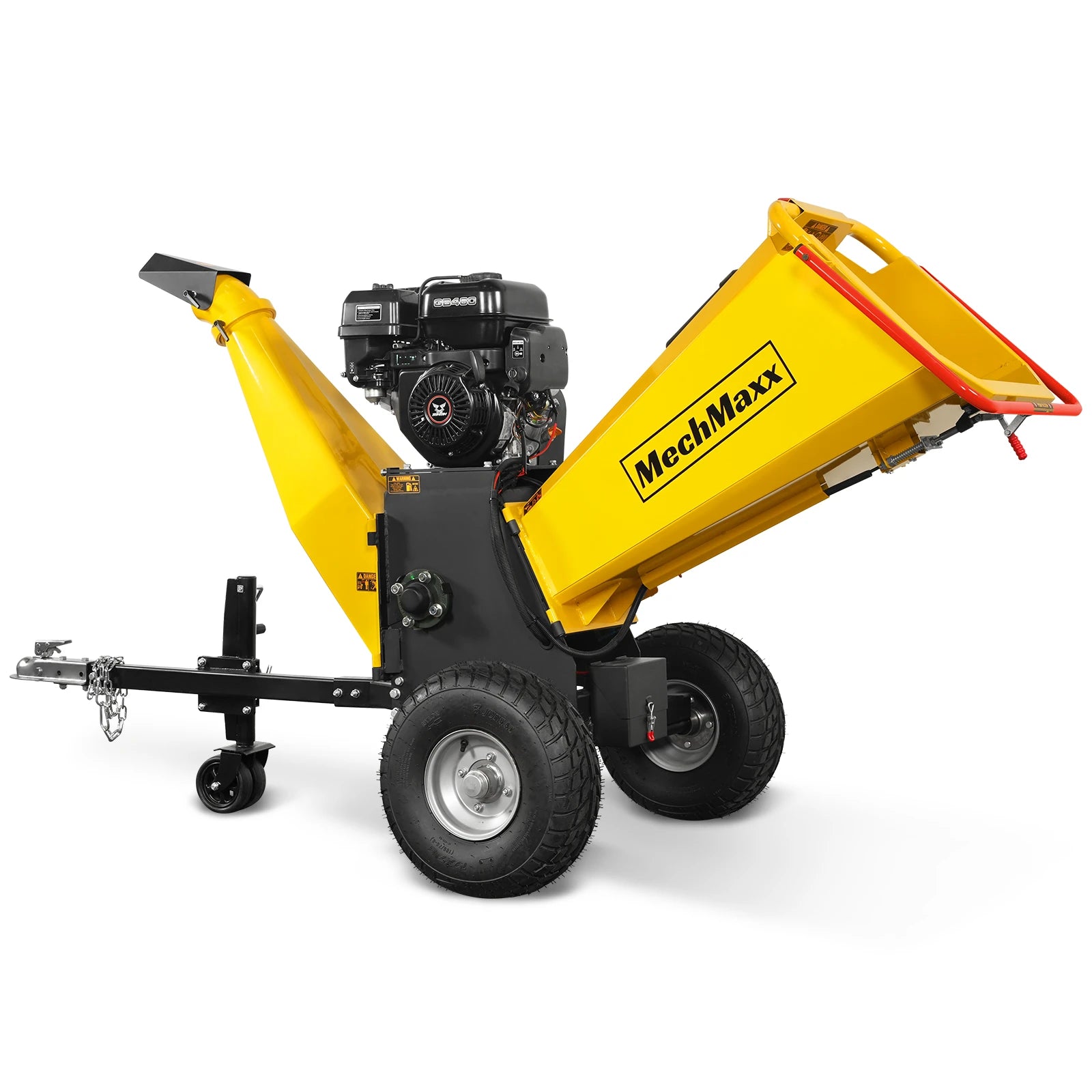 6 inch E-start ZONSEN 459cc 15hp Gasoline Engine Powered Drum Wood Chipper,  P4206
