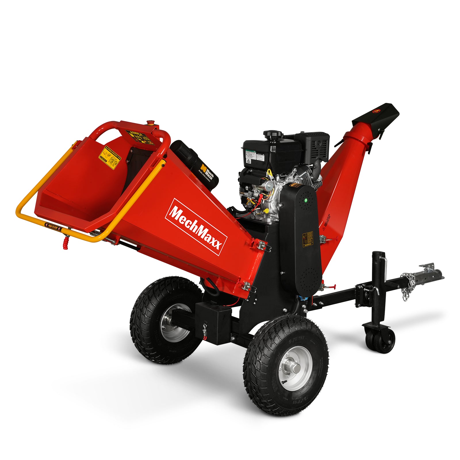 6 inch E-start B&S VANGUARD 408cc 14hp Gasoline Engine Powered Drum Wood Chipper , P4206