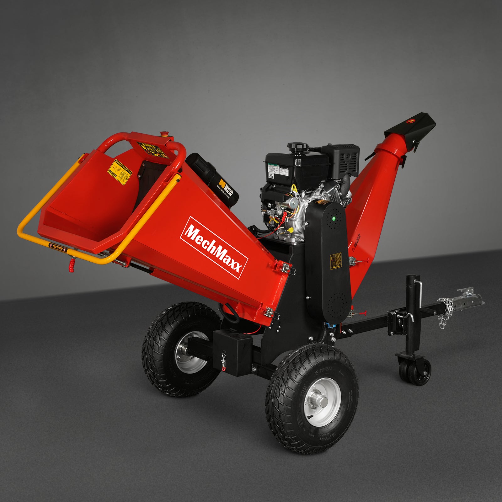 6 inch E-start B&S VANGUARD 408cc 14hp Gasoline Engine Powered Drum Wood Chipper , P4206