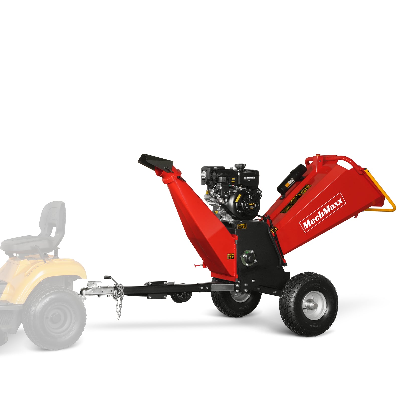 6 inch E-start B&S VANGUARD 408cc 14hp Gasoline Engine Powered Drum Wood Chipper , P4206