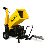 5 inch E-start DUCAR 420cc 15hp Gasoline Engine Powered Drum Wood Chipper with Towbar , PGS1500